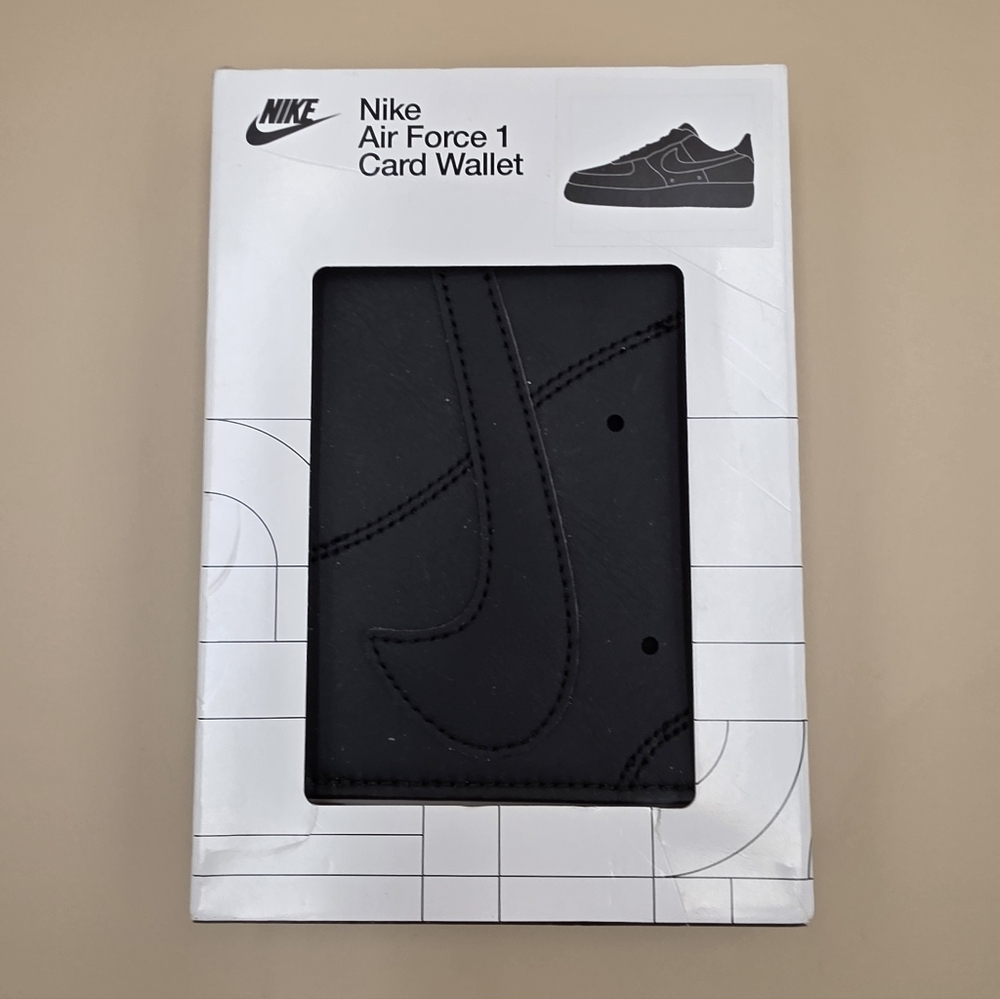 Nike Aur Force 1 Black Card Wallet